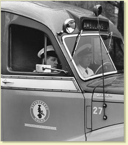 Austin sjuktransportambulans 1952